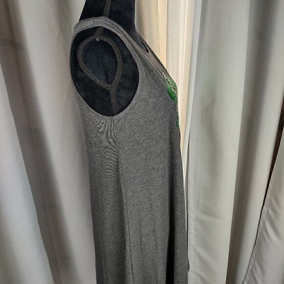 L.O.L. Vintage Clover Sequin Gray Tank Top Size XL - Picture 7 of 14